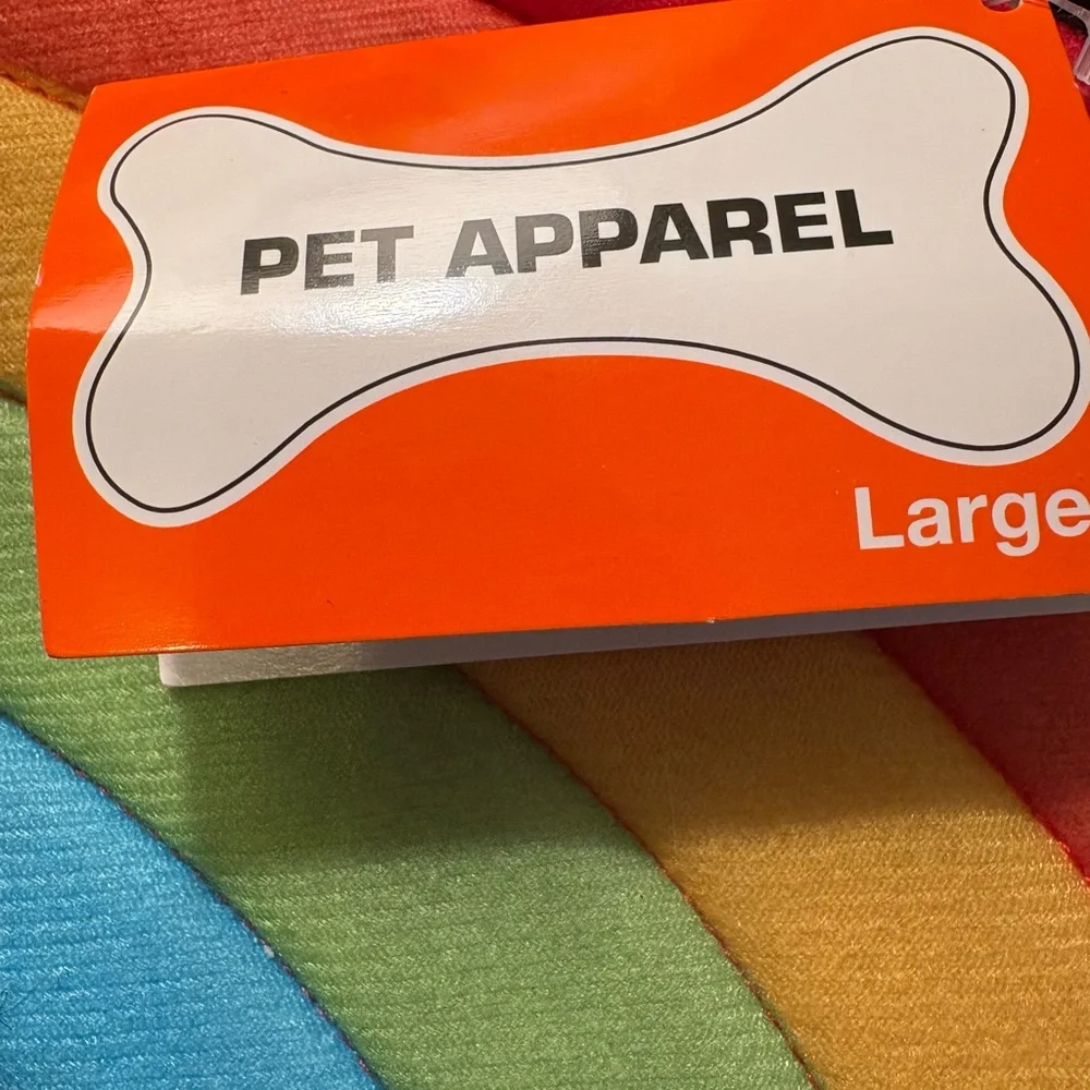 Colorful Rainbow pet Costume Accessory